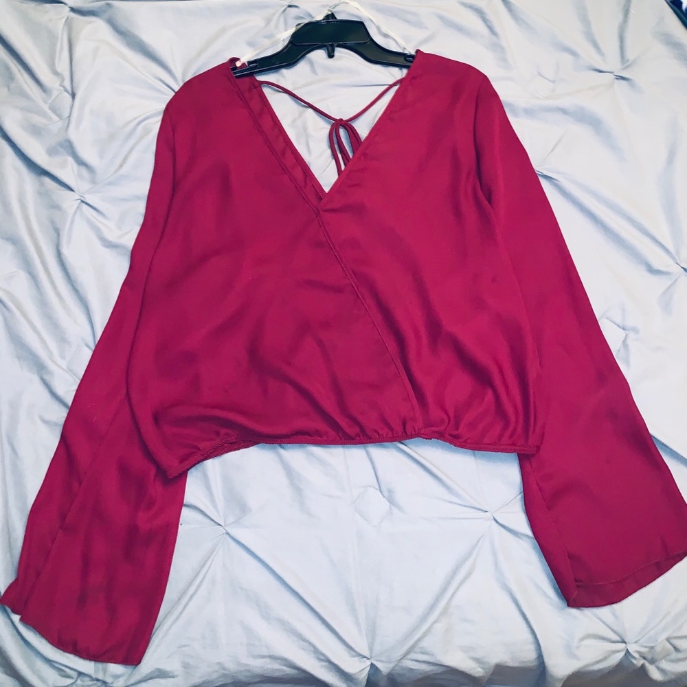 Maroon blouse